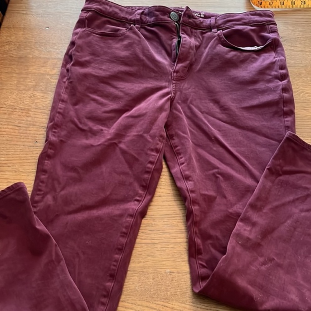 American Eagle Outfitters Burgundy Jeans